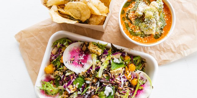 Half Salad & Soup Combo