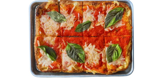 Vegan Grandma Pizza