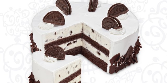Round Ice Cream Cake