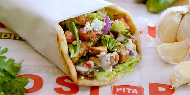 Chicken Shawarma Pita Wrap