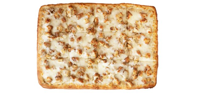 Chicken Alfredo Sicilian Pizza