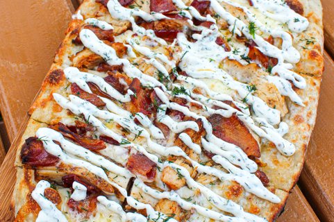 Chicken Bacon Ranch Pizza