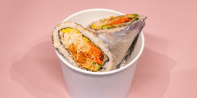 Tempura Shrimp Kimbap Burrito