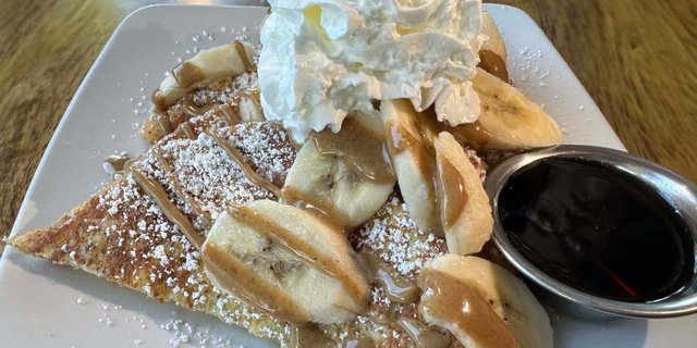 Peanut Butter Banana French Toast