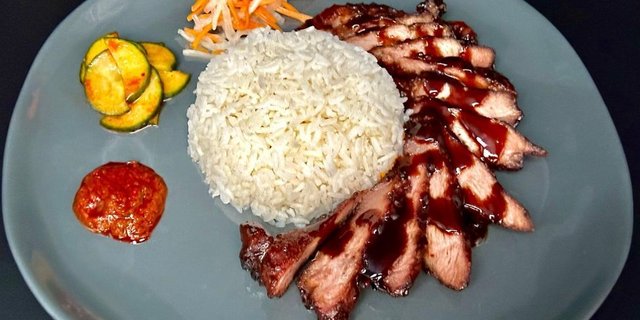 BBQ Pork (Char Siu) W/ Rice
