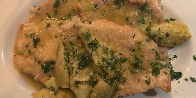 Mom's Lemon Artichoke Chicken