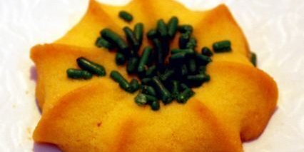 Ricci Green Sprinkle Cookies