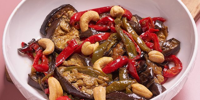 Roasted Eggplant Salad