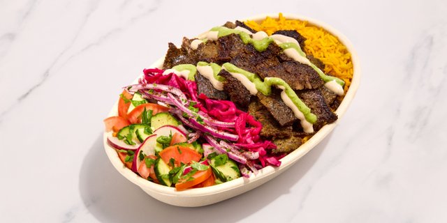 Beef Kabob Rice Bowl