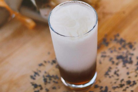 Lavender London Fog Milk Tea
