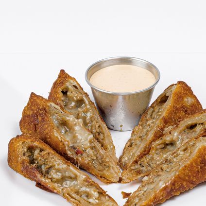 Boudin Egg Rolls