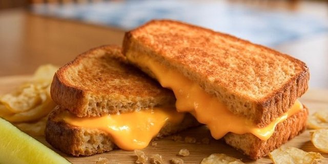 Adult Grilled Cheese Sandwich