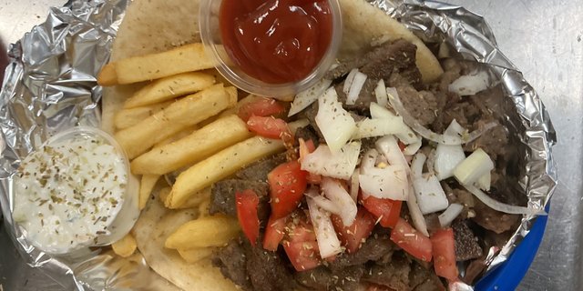 Traditional Lamb Gyros