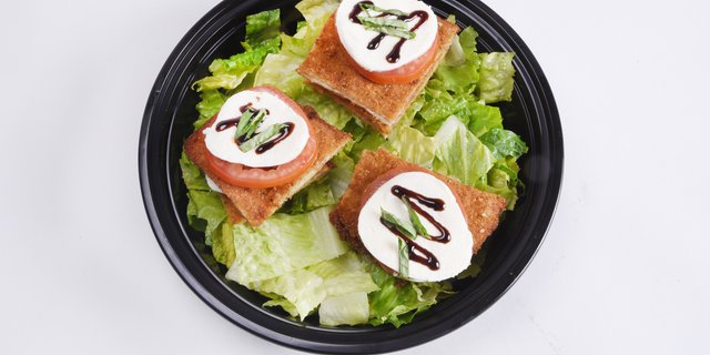 Eggplant Caprese Salad