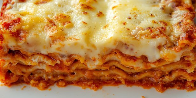 Ricotta Top Vegetarian White Lasagna Family Meal