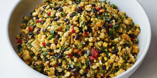 Fresh Corn & Black Beans Salad