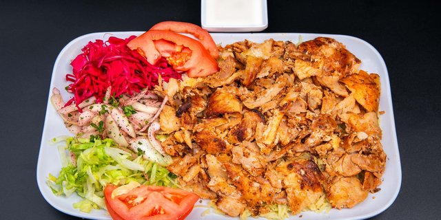 Chicken Over Rice Platter