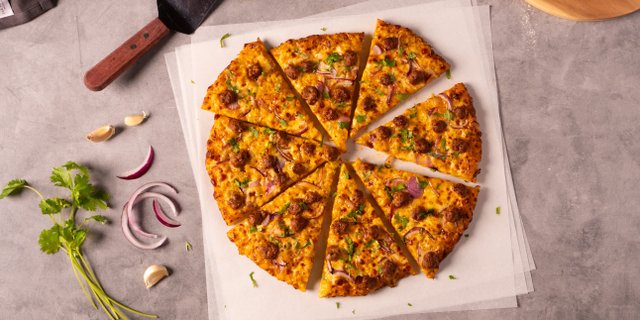 Lamb Kabob Pizza