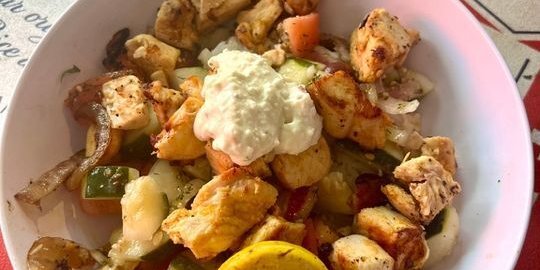 Lemon Greek Chicken Bowl