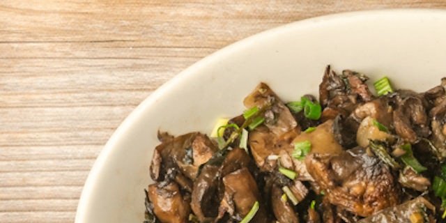 Roasted Mushrooms With Leeks & Fresh Herbs