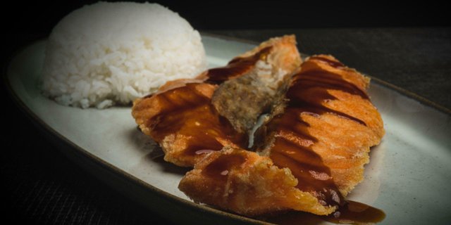 Salmon Teriyaki Akashi Special