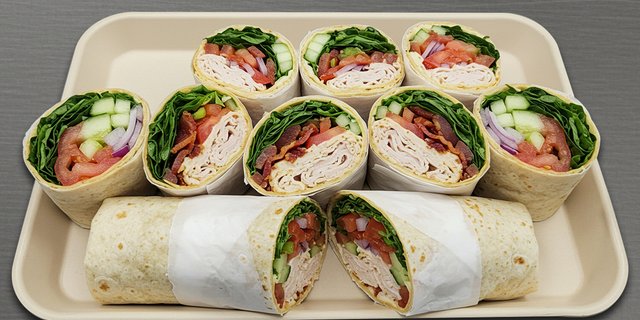Turkey & Bacon Wraps