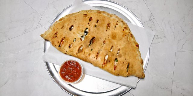BBQ Chicken Calzone