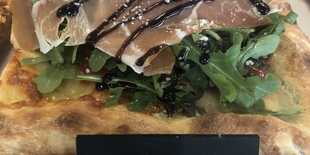 Prosciutto Pesto Square Pizza