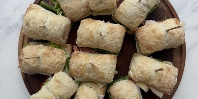 6 Mini Chicken Salad Sandwiches