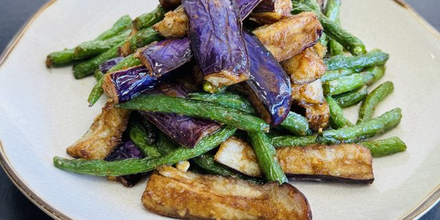 String Beans & Eggplant