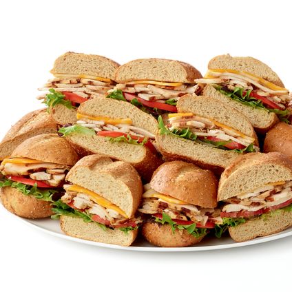 Chilled Grilled Chicken Sub Sandwich Tray