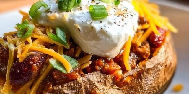 Build-Your-Own Baked Potato & Chili Bar