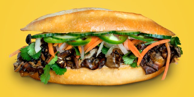 Maitake Banh Mi Sandwich