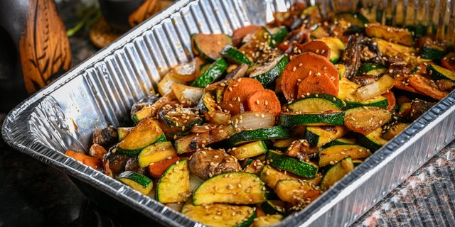 Hibachi Vegetables Tray