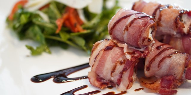 Bacon-Wrapped Dates