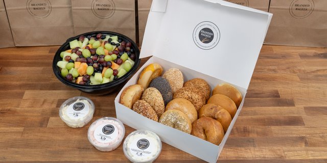 Bagels, Schmear & Fruit Bowl