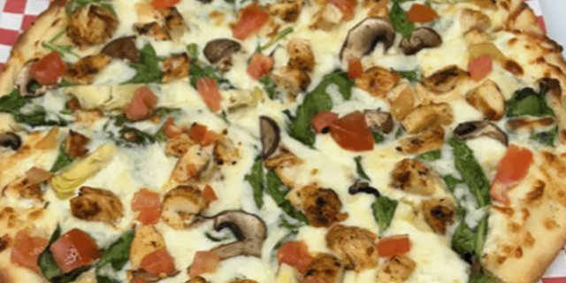 Chicken Alfredo Pizza