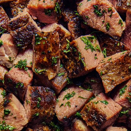 Caramelized Garlic Steak