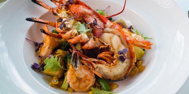 Lobster Medallion & Shrimp