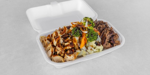 Combo Beef & Chicken Teriyaki