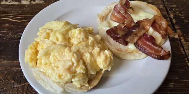 Jumbo Bacon, Egg & Cheese Sandwich