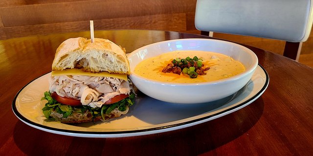 Half Turkey Sandwich, Side & Cookie
