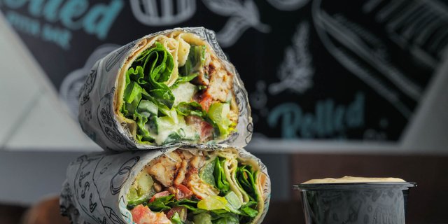 Chicken Shawarma Pita Wrap