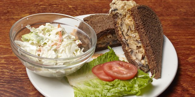 Portobello Reuben Sandwich