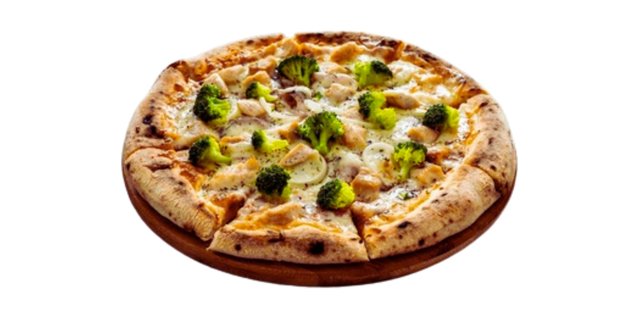 Vegan Chicken Cutlet W/ Broccoli Pizza