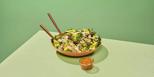 Balsamic Chicken Greens With Grains