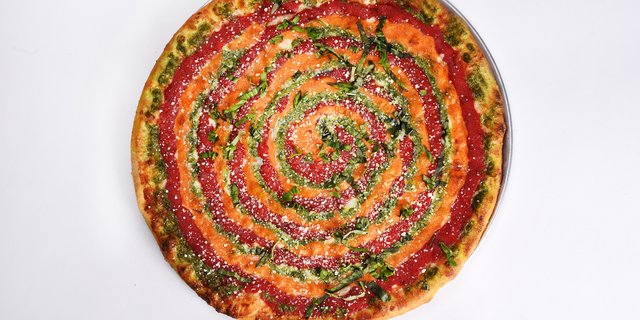 Tri-Color Pizza