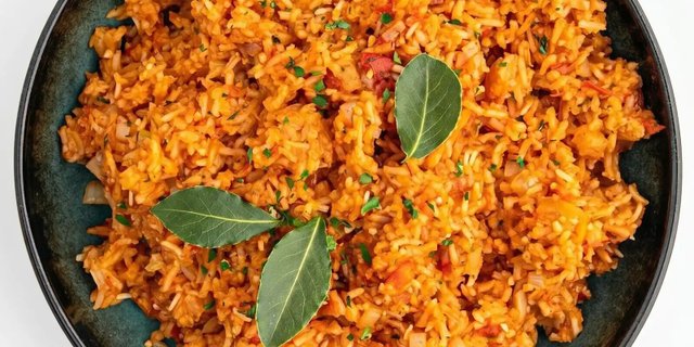 Jollof Rice & Suya Chicken Wings