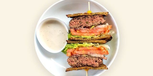 Traditional Grass-Fed Beef Burger