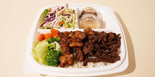 Half And Half Catering Plate